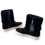 Aquatalia Nelle Genuine Suede Shearling Fur Boots Black Size 9 NEW WITH TAGS Photo 2