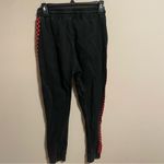 Danielle Guizio Revolve  DG Godspeed Checkered Joggers Black Red - Size Small Photo 3