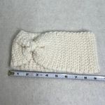 White Sparkle Knit Ear Warmer Headband Photo 3