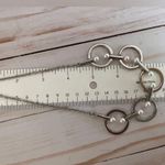 Ann Taylor Factory Fabulous Necklace Silver Tone Chain Links & Faux Pearls Photo 4