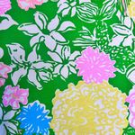 Lilly Pulitzer  Palmetto Hibiscus Pima Cotton Floral Green Tropical Dress - Sz S Photo 8