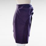 Aritzia  Babaton Jethro Blue Plaid Twisted Assymetric Mini Skirt Size 4 Photo 4