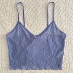 Aritzia Wilfred Sargasso Crop Lace Top Cami Women’s Large Blue Photo 0