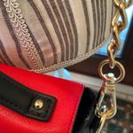 Steve Madden Red & Black Crossbody/satchel with removable chain Photo 6