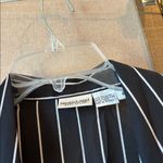 Newport News FINAL MARKDOWN  Black and White Striped Button-Down Shirt 6 Photo 2