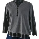Belle by Kim Gravel Women's Knit Top with Flannel Trim Photo 4
