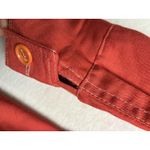 Eric & Alex New York Red Button Front Shirt Dress Long Sleeve Size Small Photo 9