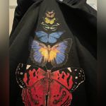 Ideal  T tank top - black on front - butterflies on back - size large (fitted) Photo 4