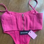 pink diamond corset top Size 4 Photo 1