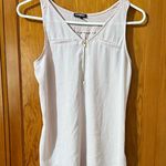 EXPRESS Women's Light Pink Zip-Front Tank Top Photo 0