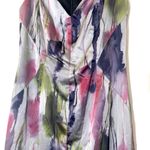 JAYGODFREY Abstract Sheath party Cocktail sweetheart neckline dress size 8 NWT Gray Photo 3