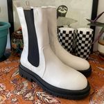 Nasty Gal White Chelsea Boots Photo 0