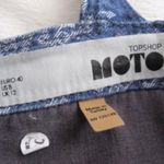 Topshop  Moto Denim Bustier Crop Top Size 8 Photo 10