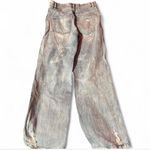 Playboy  Gray Distressed Wide Leg Jeans Photo 1