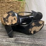 Charles Jourdan black Cutout suede Strappy Open Toe Heel shoes 7 Photo 3