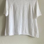 Eileen Fisher Organic Cotton Linen Slub Funnel Neck Top Size S Photo 13