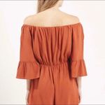 Topshop  orange romper Photo 1