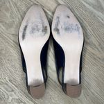 Talbots Kelsey Slingback Pumps Navy Nappa Leather Almond Toe Women’s Size 6.5 Photo 9