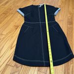 Derek Lam 10 Crosby NWT Black Short Sleeve Stretch Denim Dress Size 6 Photo 7