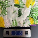 Club Z Collection Shirt Womens 1X Cotton Lightweight Tropical Beachy Coastal Yellow Photo 11