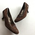 Franco Sarto L-JULY suede leather loafer pump Photo 2