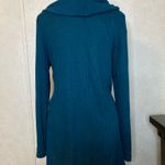 Chico's Zenergy 1 Size Large L Teal Green Loose Cowl Neck Lightweight Woman size:1 (8/10USA) Photo 4