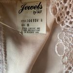 Victoria's Secret Vintage 80s Gold Label VS Baby Pink Scalloped Lace Eyelet Cami Photo 9