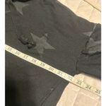 Vintage Havana Cropped Hoodie Women's Size Small Black Stars Hooded Sweatshirt Photo 3