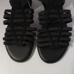 Eileen Fisher Rato Sandals Womens 6.5 Black Strappy Fisherman Flats Casual Shoes Photo 1