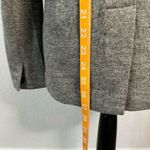 J.Crew Women sz 4 Grey Benny Double Breasted Wool Blazer Preppy Office Oversized Photo 6