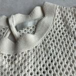 Revolve One Grey Day crocheted mesh short sleeve sweater White Size XS Photo 1