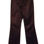 Cache  Purple Velvet Thin Corduroy Rhinestone Button Pant New Stretch NWT $118 Photo 0