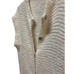 Free People Fuzzy Knit Open Front Sleeveless Cardigan Vest Womens M/L Cozy Boho Photo 3