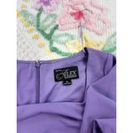 Alex Evenings Petite Lavender Square Neck Ruched Gown Formal Evening Dress 8P Photo 7