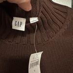 Gap  Brown and White Striped Women's Sweatshirt Photo 2