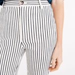 Madewell Tapered Pants in Stripe Size 25 Corporate Office Wear Preppy Nautical Photo 3