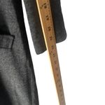 Ten Eleven Vintage 90s Size XL 70% Wool Grey Double Breasted Trench Coat Gray Photo 9