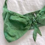 Free People  Green Tie Dye Halter Bandeau Top Size S Photo 1