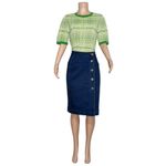 COS  Lightweight Knit Top, Green, Small Photo 3