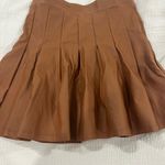 Altar'd State Brown Pleated Skirt Photo 2