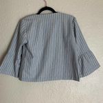 Cupcakes and Cashmere NWT  Light Heather Grey Pin Strip Blazer Size XS Photo 2