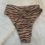 Animal Print High Waisted Swim Bottoms Photo 3