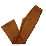 Spanx NWT 20323R Faux Suede Flare in Rich Caramel Seamed Pull-on Shaping XS x 33 Photo 2