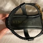 Venus Black Beaded Embellished Sandals Women’s 8.5 Photo 6