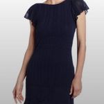 Lilly Pulitzer Navy blue Sweater crochet anchor Dress sz Medium. Photo 0