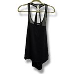 Fabletics Sol Tank Top Black XXL Mesh Moisture Wicking Four Way Stretch Photo 3