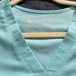 FIGS  Teal Technical Collection Scrub Top Photo 1