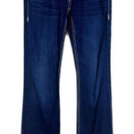 BKE Denim Stella Jeans Womens 28L Dark Wash Blue Bootcut Stretch Contrast Stitch Photo 0