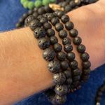 4 Piece Collection Lava Bead Hematite Arrowhead Charm Diffuser Stretch Bracelets Photo 1