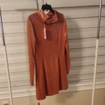 Reformation  Libra Knit Dress Light Pink Velvet Size XL Photo 5